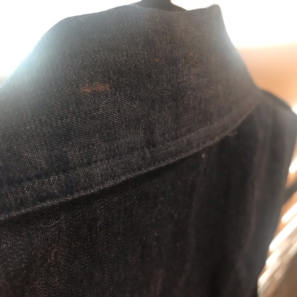 Denim Collared Button-Up Dress - Picture 4 of 5